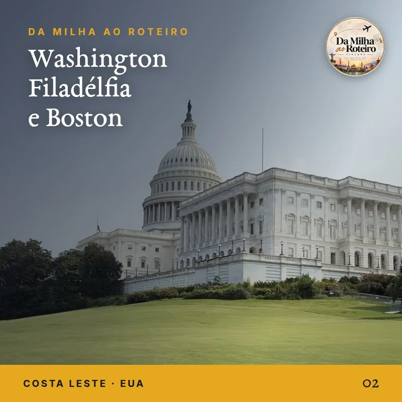 Capa do volume 02 — Washington, Filadélfia e Boston de carro