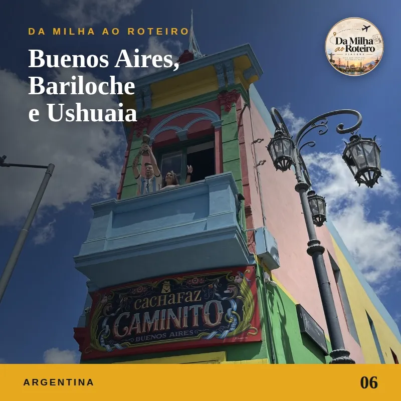 Capa do volume 06 — Buenos Aires, Bariloche e Ushuaia